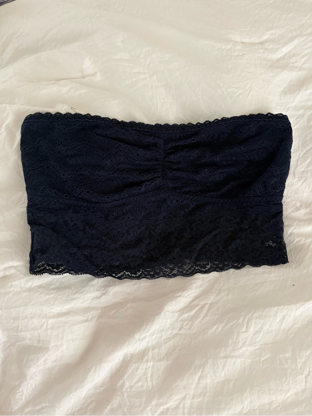 Gilly Hicks Navy Blue Lace Bandeau